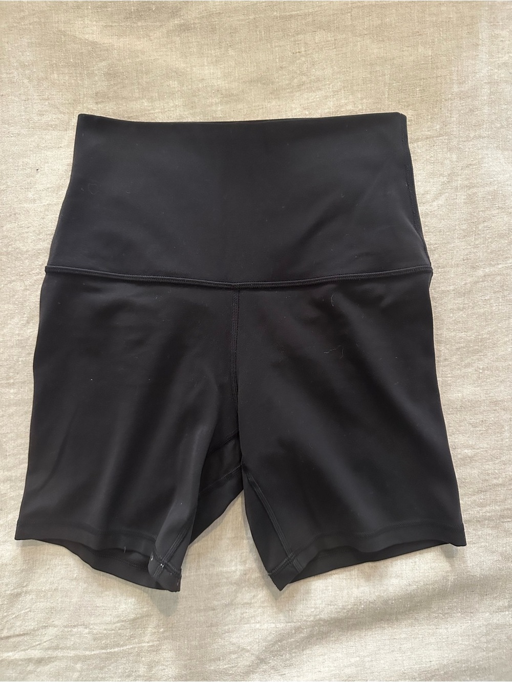 lululemon athletica Black High-Rise Align Bike Shorts